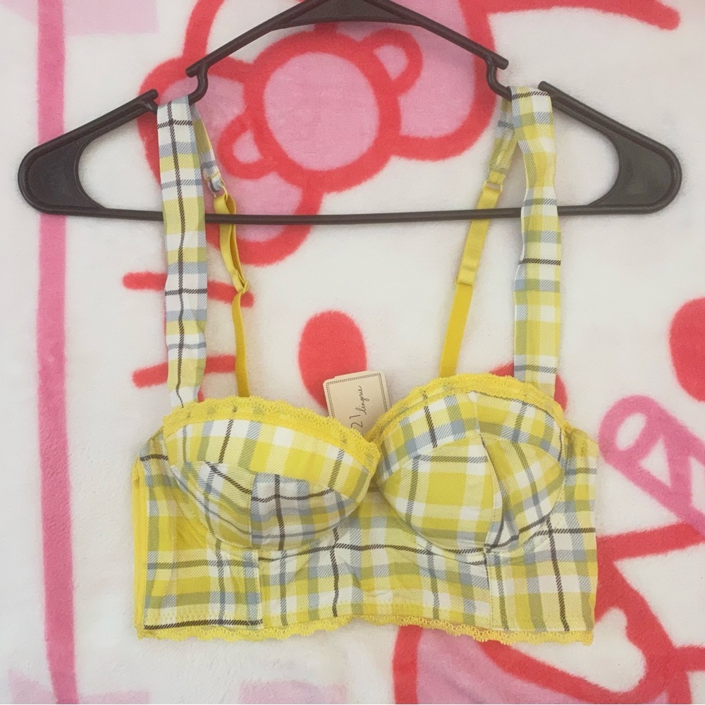 Forever 21 Yellow Bralette S